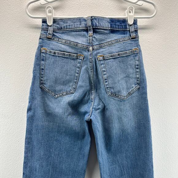 Abercrombie & Fitch The Crop Wide Leg Ultra High Rise Jeans 26 or 2 - Picture 5 of 13